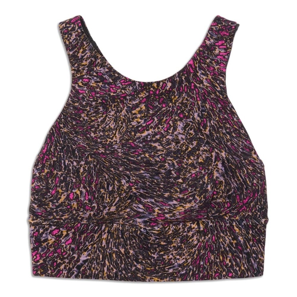 LULULEMON Wunder Train Longline Bra in topography multi - Picture 5 of 11